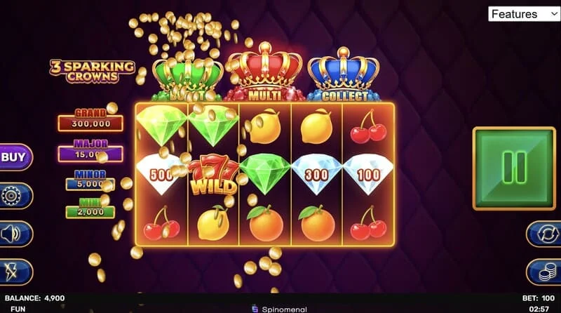 Gain Wild de 3 Sparking Crowns